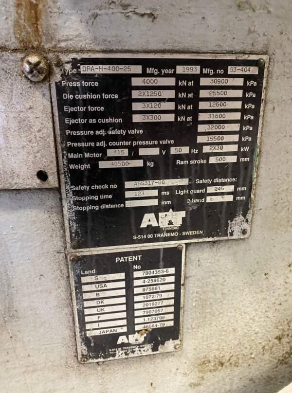 Prensa Hidráulica AP&T